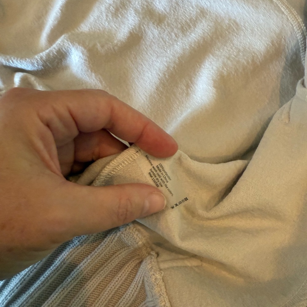 Anthropologie Sundays Cream Track Suit sz M - Picture 7 of 15